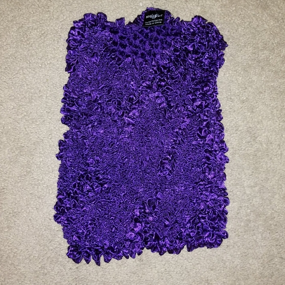 Red Hat Ladies Purple Bubble Tank Top - Picture 7 of 8